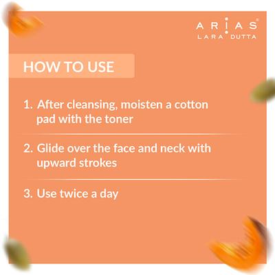 Arias By Lara Dutta Pore Refining Toner - Pumpkin Extract And Witch Hazel 100 ml - Toners