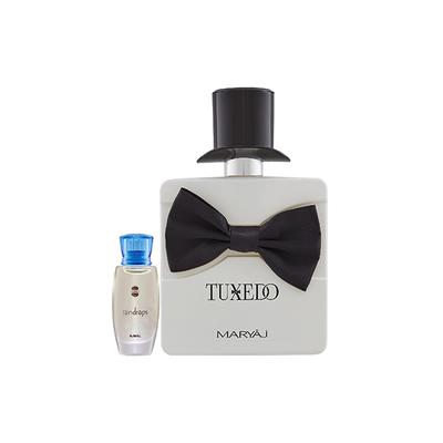 Ajmal Raindrops Concentrated Perfume Oil Floral Chypre And Maryaj Tuxedo EDP Spicy Woody Perfume 110 ml - Perfumes (Edt/Edp)