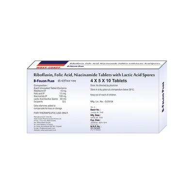 B FOLCIN PLUS Tablet 10's - Supplements-Vam