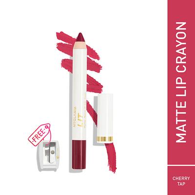MyGlamm Matte About It Lip Color Cherry Tap 2.8 gm - Lipsticks