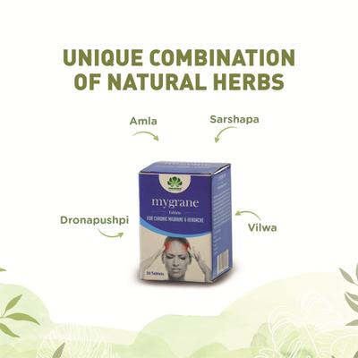 Pankajakasthuri Mygrane Tablets 30's - Speciality Medicines