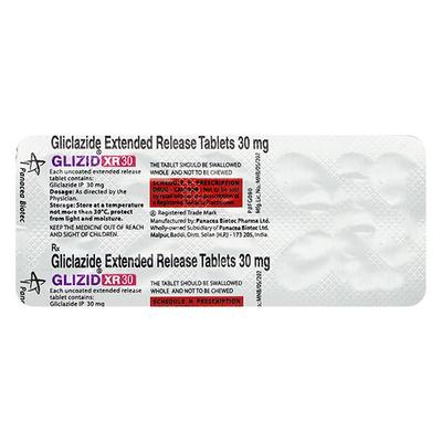 GLIZID XR 30 Tablet 10's - Diabetes-Ant