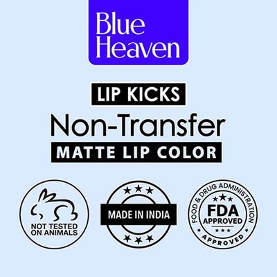 Blue Heaven Lip Kicks Non Transfer Lip Color 19.6ml 7's - Liquid Lipsticks
