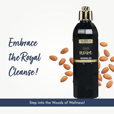 The Love Co. Shower Gel - Oud Noir 250 ml - Shower Gels & Body Wash