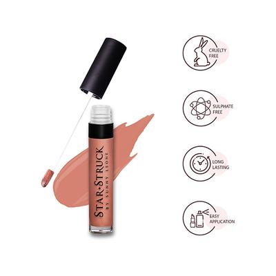 Star Struck By Sunny Leone Liquid Lip Color - Toffee 5.5 ml - Lip Glosses