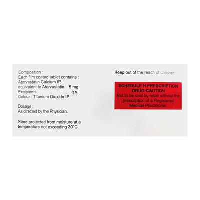 ATORFIT 5 Tablet 20's - High Cholesterol-Dys