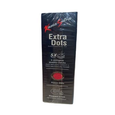 Kamasutra Extra Dots Condoms 10's - Plain/Flavoured Condoms
