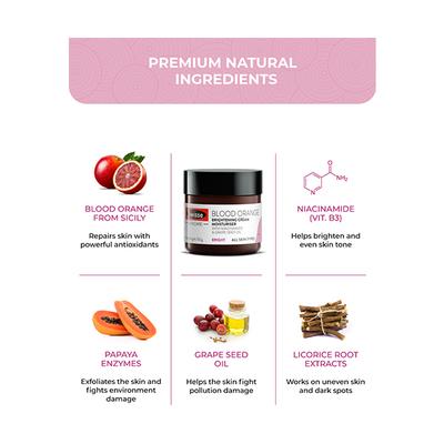 Swisse Skincare Blood Orange Brightening Cream Moisturiser 50 gm - Face Creams