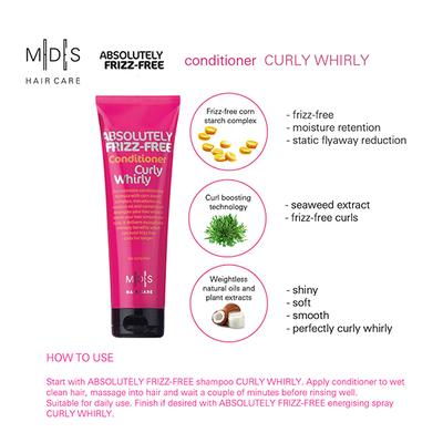 MADES Hair Care Absolutely Anti Frizz Conditioner Curly Whirly 250 ml - Conditioners