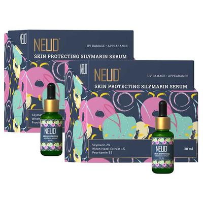NEUD Skin Protecting Silymarin Serum With Witch Hazel, Provitamin B5 and Aquaxyl (30 ml X 2) 2's - Face Gels