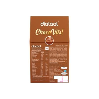 Diataal Chocovits Chewtabs - Chocolate Flavour 30's - Multi-Vitamins