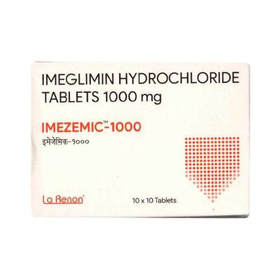 IMEZEMIC 1000 Tablet 10's - Diabetes-Ant