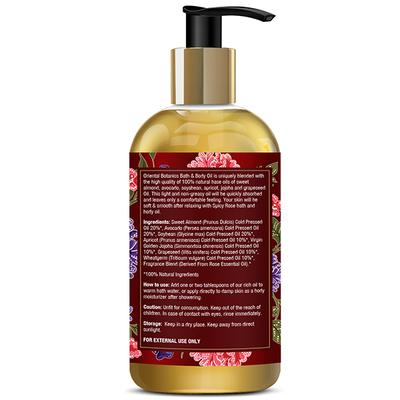 Oriental Botanics Bath & Body Oil - Oriental Spicy Rose 200 ml - Massage Oils