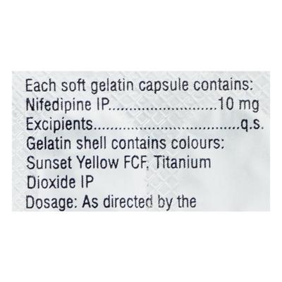 Nicardia 10mg Capsule 10'S - Hypertension-Cal