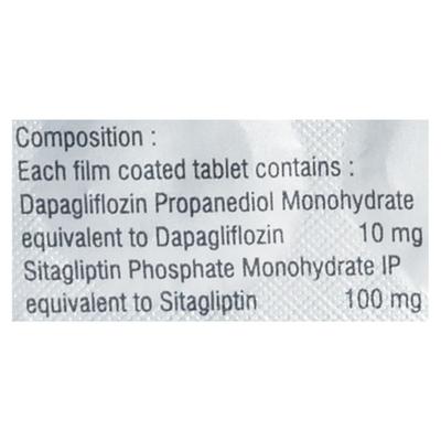 EMSITA D 100/10 Tablet 10's - Diabetes-Ant