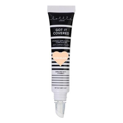 Lottie London GOT IT COVERED- SPONGE APPLICATOR CONCEALER Porcelain 8 ml - Concealer