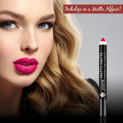 Jaquline USA Matty Matte Lip Crayon Angel's Choice 2 2.8 gm - Lip Crayons