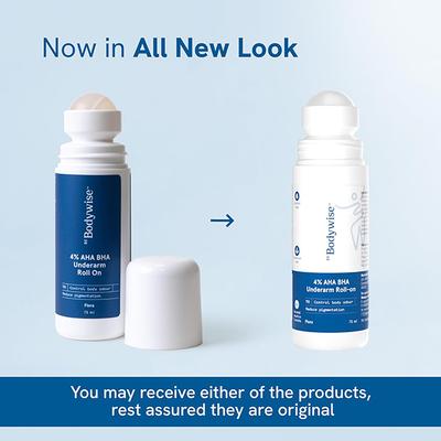 Be Bodywise 4% AHA BHA Underarm Roll On - Flora 75 ml - Women Deodorants/Roll-Ons