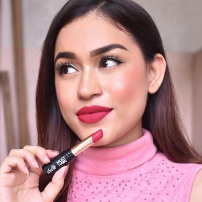 Iba Must Have Transfer Proof Ultra Matte Lipstick - 01 Nikkah Red 3.2 gm - Lipsticks