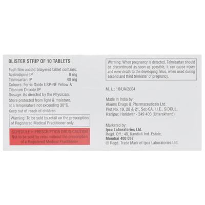 ZEBLONG T 40 Tablet 10's - Hypertension-Ana