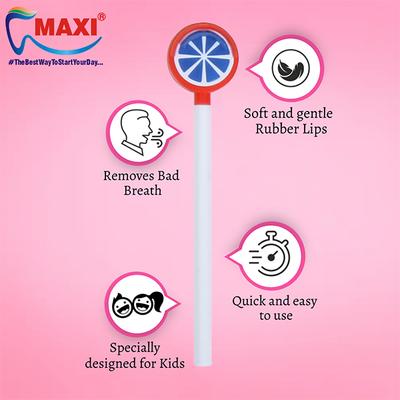 Maxi Milky White Baby Toothbrush and Tongue Cleaner - Soft (Buy 1 Get 1 Free) 1's - Baby Oral Care