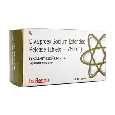 Divalgress ER 750mg Tablet 10'S - Epilepsy/Convulsion-Ant