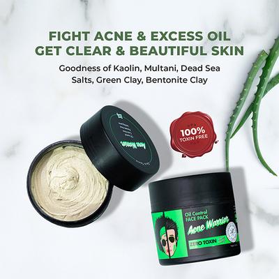 Super Smelly Acne Warrior Oil Control Face Pack 70 gm - Face Packs
