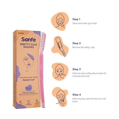 Sanfe Pretty Face Razors 3's - Shaving & Hair Removal
