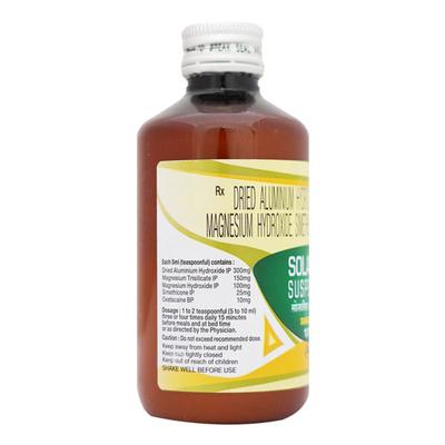 Solacid O sugar free Suspension 170ml - Ulcer/Reflux/Flatulence-Aaa