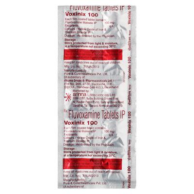 Voxinix 100mg Tablet 10'S - Depression-Ant