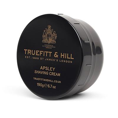 Truefitt and Hill Apsley Shave Cream Bowl Essential Grooming Collection Best For Dry Skin 190 gm - Shaving Creams