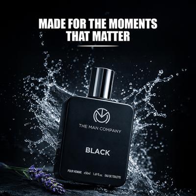 The Man Company Black EDT Perfume For Men 50 ml - Men Perfumes (Edt/Edp)