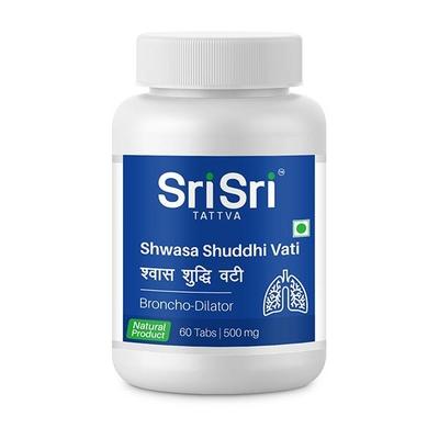 Sri Sri Tattva Shwasa Shuddhi Vati 500 mg Tablet 60's - Speciality Medicines