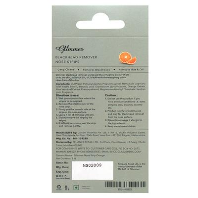 Glimmer Blackhead Remover Nosestrip Oran 1's - Hair Removal Accessories