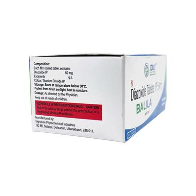 BALILA 50 Tablet 10's - Diabetes-Ant