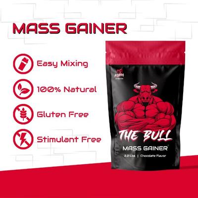 The Bull Mass Gainer Powder - Chocolate Flavour 1 kg - Weight Gain