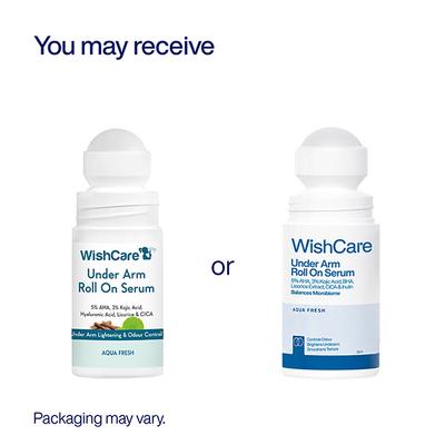 Wishcare Aqua Fresh Underarm Roll On Serum - Reduces Pigmentation & Prevents Body Odour (50ml) - Deodorants/Roll-Ons