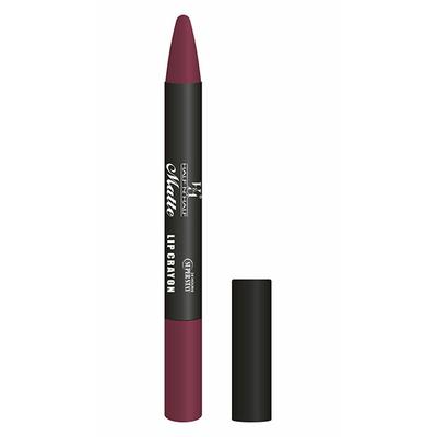 Half N Half Matte Lip Crayon, 24H Super Stay, 18 Divine Wine 3.5 gm - Lip Crayons