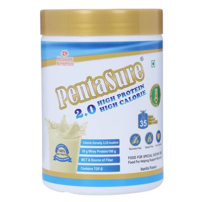 PentaSure 2.0 High Protein High Calorie Powder - Vanilla Flavour 400 g - Daily Health Drinks