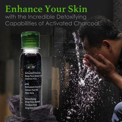 Aloe Veda Deep Pore Detox Face Wash - Activated Charcoal 100 ml - Face Wash & Cleansers