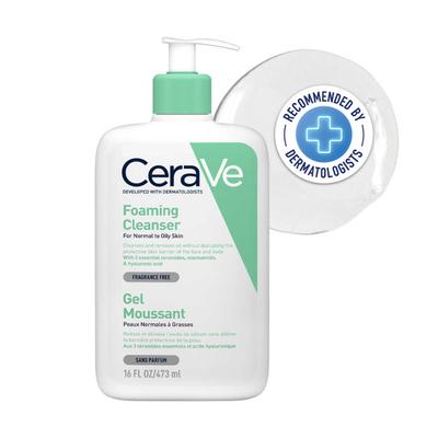 CeraVe Foaming Cleanser For Normal To Oily Skin 473 ml - Face Wash & Cleansers