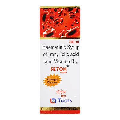 Feton Orange Flavour Syrup 200ml - Supplements-Vam