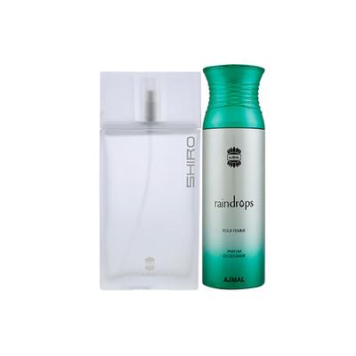 Ajmal Shiro EDP Citrus Spicy Perfume And Raindrops Femme Deodorant Floral Chypre Fragrance 290 ml - Perfumes (Edt/Edp)