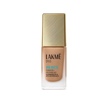 Lakme 9to5 Hya Matte Foundation + Hyaluronic Acid Neutral Almond 25 ml - Foundation