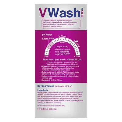 VWash Plus Expert Intimate Hygiene liquid wash 200 ml - Intimate Care