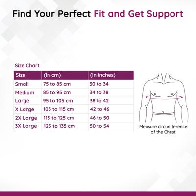 Flamingo Clavicle Brace (OC - 2018) (XL) - Black - Back/Abdomen Supports