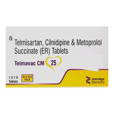 TELMAVAC CM 25 Tablet 10's - Hypertension-Ana