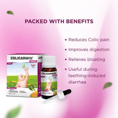 Ban Labs Colicarmin Drops - Orange Flavor 30 ml - Speciality Medicines