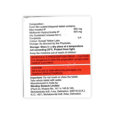 METITAL Tablet 15's - Polycystic ovary syndrome(PCOS)