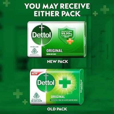 Dettol Original Soap (Buy 4 Get 1 Free x 125 gm Each) - Soaps